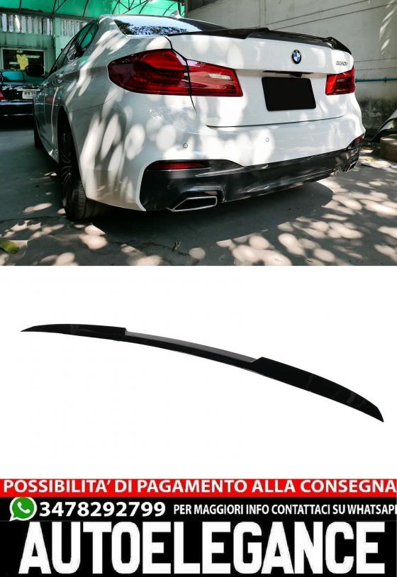 SPOILER POSTERIORE SUL COFANO BMW SERIE 5 G30 2016 IN POI IN ABS NERO LUCIDO M5