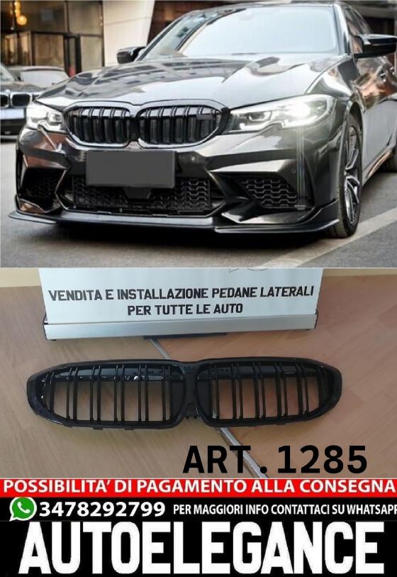 GRIGLIA SERIE 3 G20 G21 2018-2022 DOPPIA FASCIA NERO LUCIDO