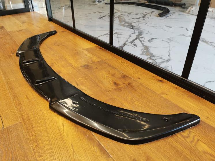 SPLITTER ADATTO PER BMW SERIE 6 F06 2013-2015 MSPORT LOOK NERO LUCIDO