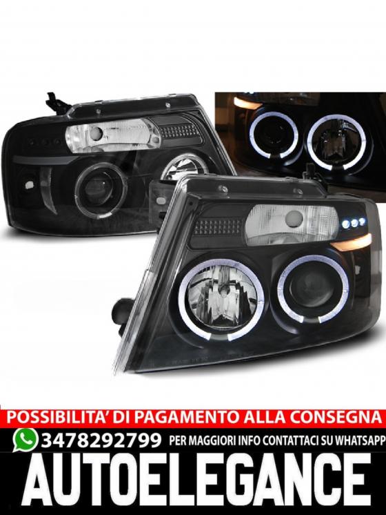 FARI ANGEL EYES NERO ADATTI COMPATIBILI PER FORD F150 MK 11 04-08