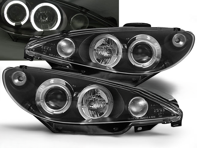 FARI ANGEL EYES NERO ADATTI COMPATIBILI PER PEUGEOT 206 10.98-02