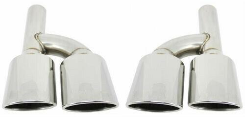 Mercedes Benz CLK W209 2002-2010 Anschl&uuml;sse Von Auspuffanlage Isportivi Look 55