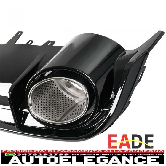paraurti posteriore diffusore terminali scarico per audi a6 s6 c7 s line limo 14