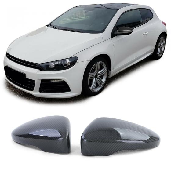 Calotte degli specchietti retrovisori in vero carbonio da sostituire con VW Scir