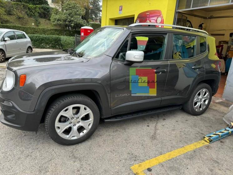 PEDANE LATERALI ADATTE PER JEEP RENEGADE LOOK NERO DESIGN SPORTIVO
