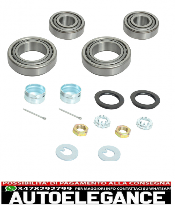 Wheel bearing set rear axle both sides for Seat Arosa Cordoba IBIZA TOLEDO