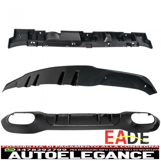 paraurti posteriore diffusore terminali scarico per mercedes classe a w177-mostr