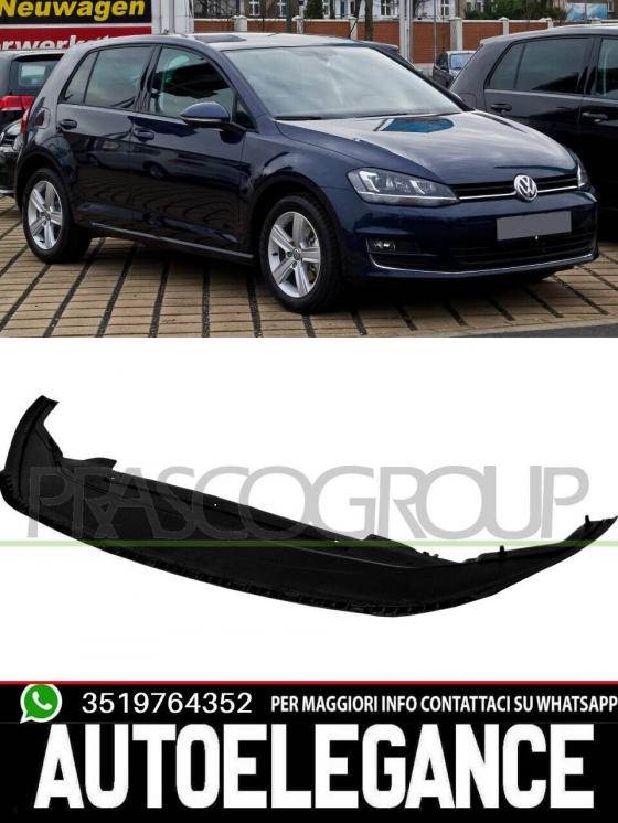 Spoiler Paraurti Prasco Anteriore Nero Per Vw Golf VII 7 12-16