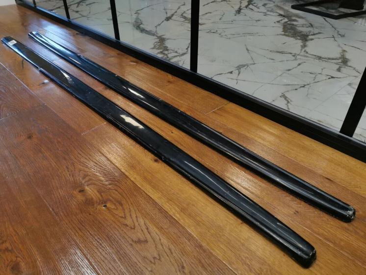 SOTTO MINIGONNE ADATTE PER BMW SERIE 5 F10 F11 MSPORT M5 NERO LUCIDO