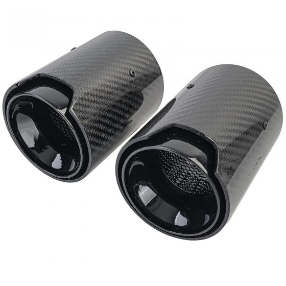 TERMINALI IN CARBONIO ADATTI PER BMW SERIE 1 F20 F21 LOOK SPORTIVO