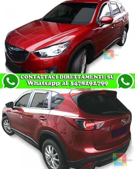 MAZDA CX-5 2011-2016 KIT 4 DEFLETTORI ARIA FINESTRINI ANTITURBO IN ABS