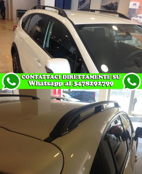 TOYOTA RAV4 IV 2013+ BARRE SUL TETTO MANCORRENTI NERI