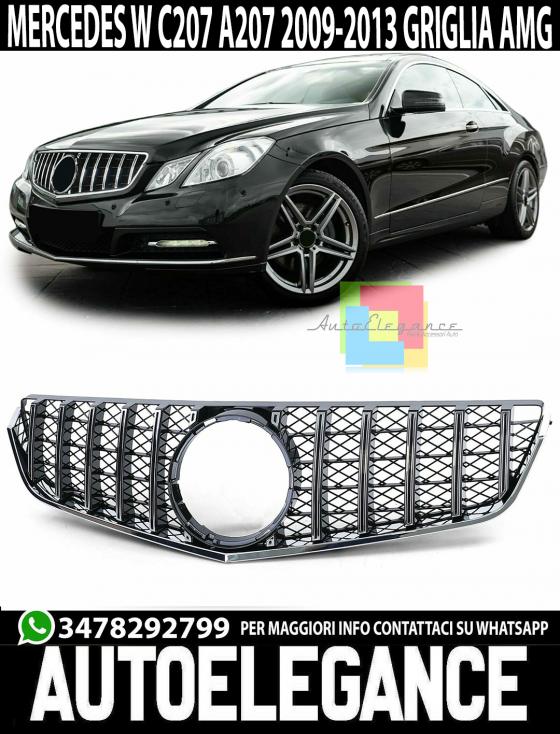 GRIGLIA ANTERIORE MERCEDES CLASSE E A207 C207 2009-2013 LOOK GT CROMATO NEWS