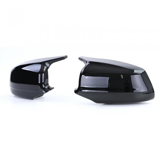 BMW SERIE 5 F10 F11 2009-2013 CALOTTE COPRI SPECCHI LOOK M NERO LUCIDO