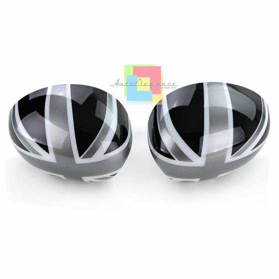MINI R55 R56 R57 R58 R59 R60 CALOTTE COPRI SPECCHI BANDIERA INGHILTERRA ADESIVE 3M