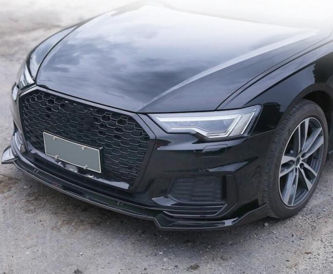 AUDI S6 A6 C8 2018+ SPOILER SOTTO PARAURTI ANTERIORE LOOK SPORTIVO RS ABS SPLITTER