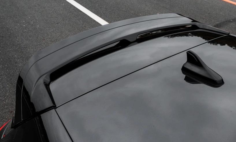 VW GOLF 8 VIII SPOILER POSTERIORE SUL TETTO LOOK RLINE NERO LUCIDO