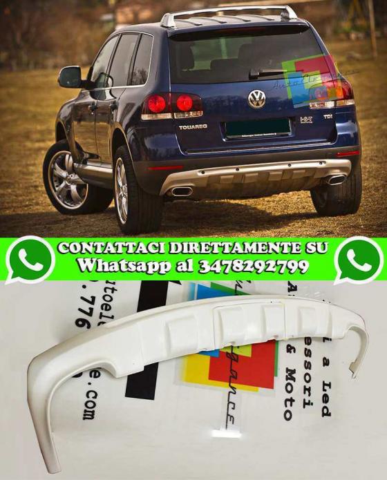 VW TOUAREG 7L 2002-2010 SPOILER SOTTO PARAURTI DIFFUSORE POSTERIORE