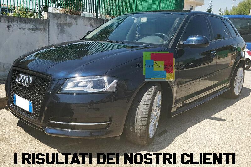 AUDI A3 8P SPORTBACK 2005-2012 MINIGONNE LATERALI SOTTO PORTA LOOK S-LINE S3 RS3