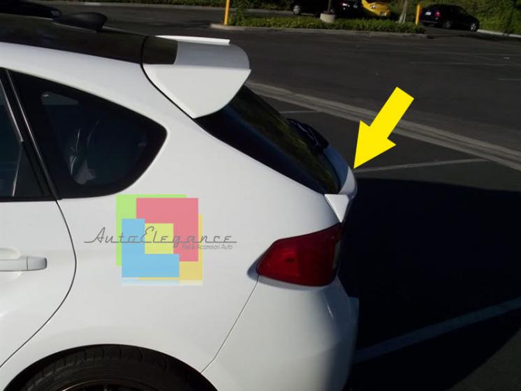 SUBARU IMPREZA 10 WRX GR GH 2008-2011 SPOILER POSTERIORE CENTRALE LOOK SPORTIVO