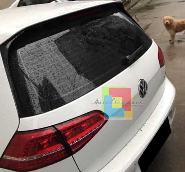 VW GOLF 7 VII 2012-2017 SPOILER POSTERIORE SUL TETTO LOOK GTI NERO LUCIDO