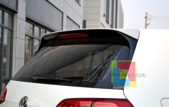 VW GOLF 7 VII 2012-2017 SPOILER POSTERIORE SUL TETTO LOOK GTI NERO LUCIDO