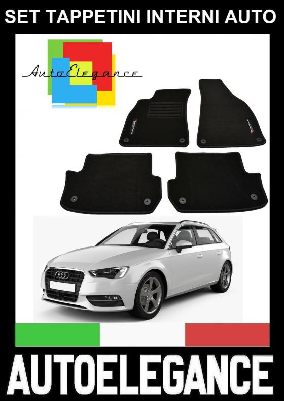 AUDI A3 8V SPORTBACK 2012+ SET TAPPETINI IN MOQUETTE DI ALTA QUALITA  SPECIFICO