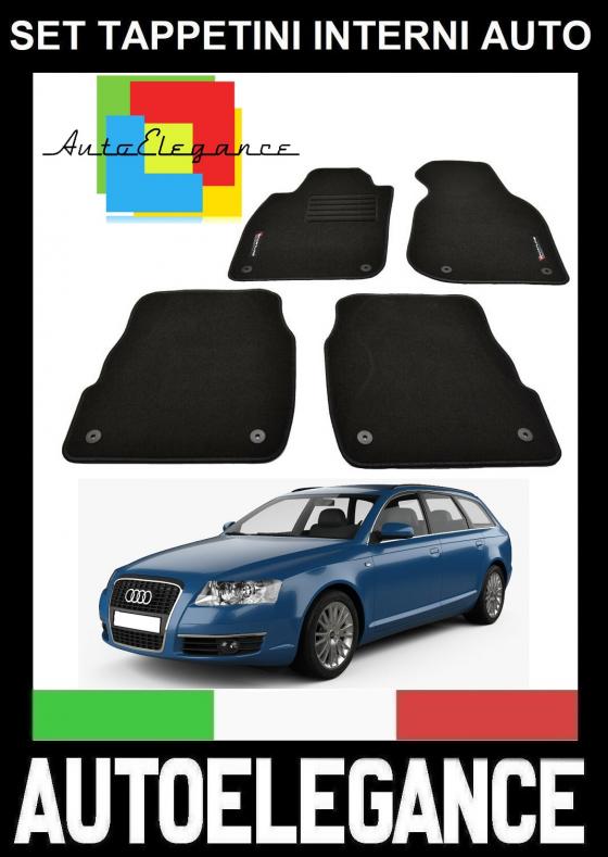 AUDI A6 C6 4F AVANT 2004-2011 SET TAPPETINI IN MOQUETTE DI ALTA QUALITA  SPECIFICO