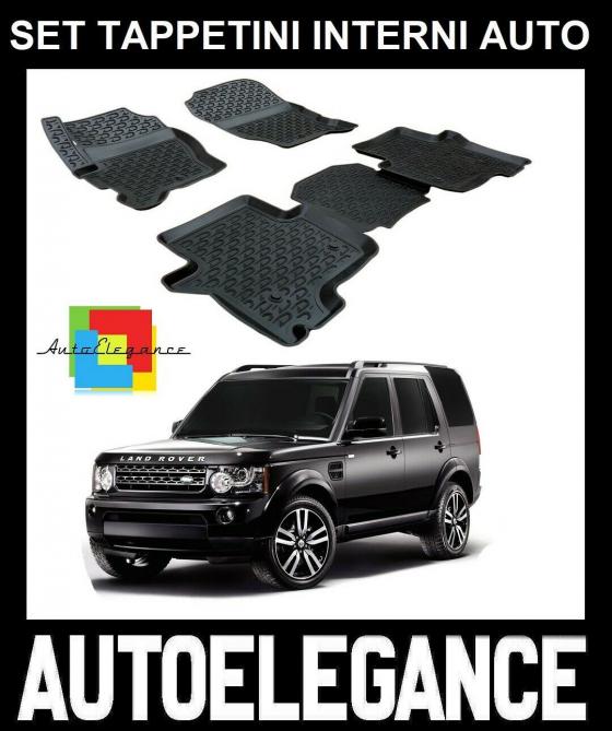 LAND ROVER DISCOVERY 3 SET TAPPETINI IN GOMMA DI ALTA QUALITA  SPECIFICO