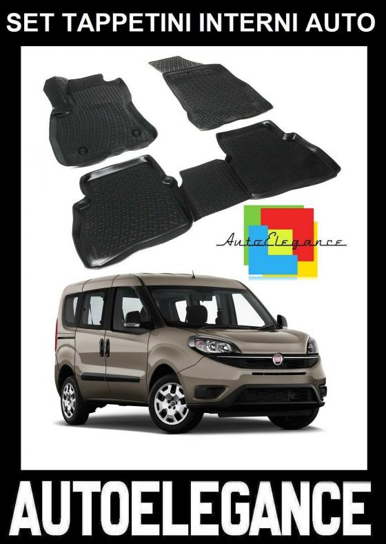 FIAT DOBLO 2015+ SET TAPPETINI IN GOMMA DI ALTA QUALITA  SPECIFICO