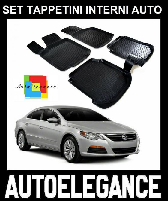 VW PASSAT CC 2005-2015 SET TAPPETINI IN GOMMA DI ALTA QUALITA  SPECIFICO
