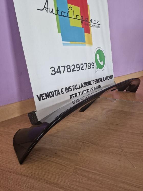 Seat Leon 5F Spoiler Sul Dach Hinten Sport IN ABS - Kunststoff Schwarz Gl&auml;nzend