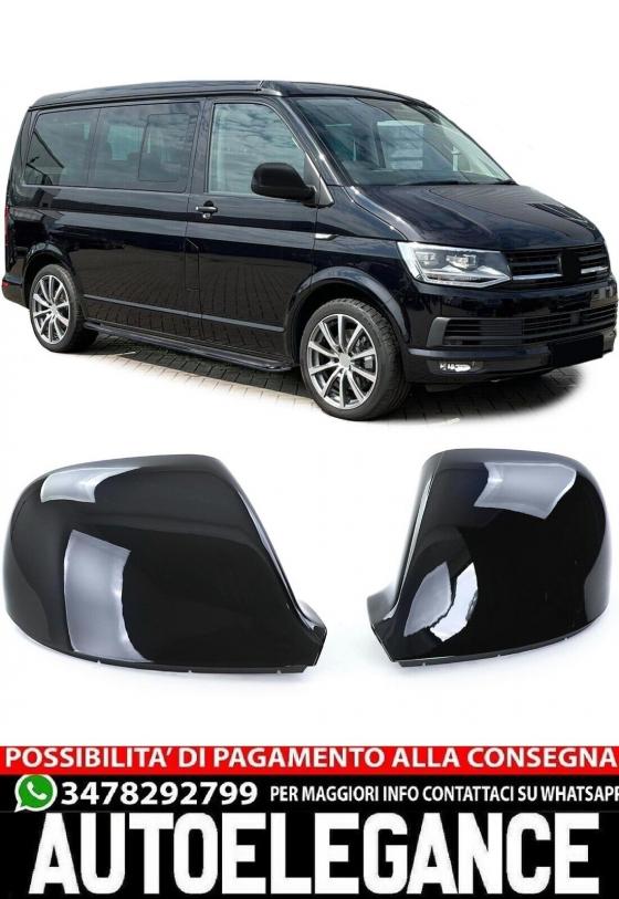 CALOTTE SPECCHIETTI ADATTI PER VW Bus T5.2 T6 T6.1 AMAROK NERO LUCIDO