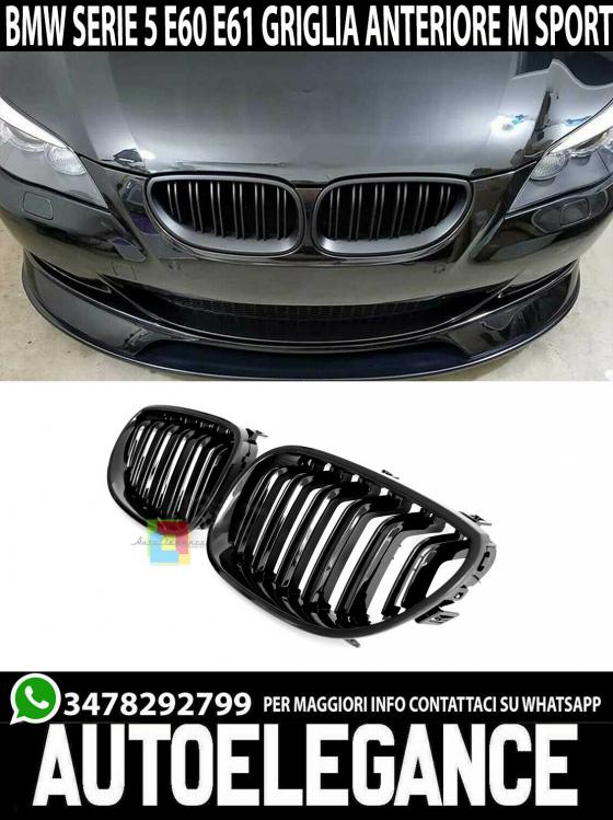 Grille Avant BMW Serie 5 E60 E61 Double Bande Look Sportif M5