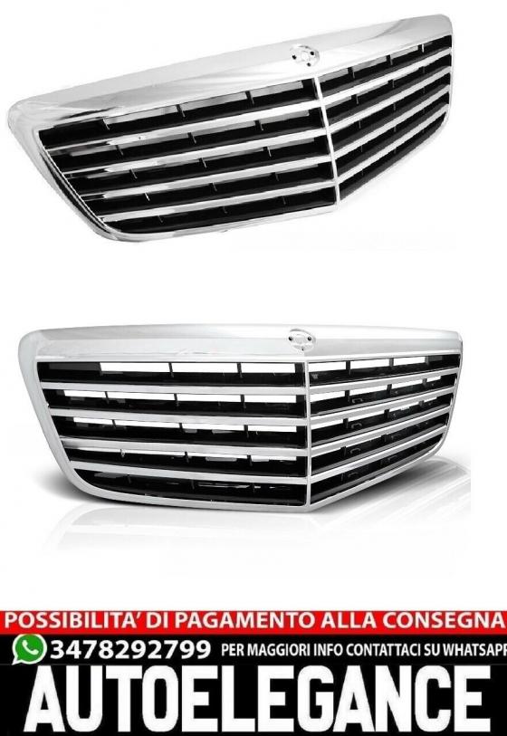 GRIGLIA CROMATA ADATTO PER MERCEDES W211 Classe E 03.06-09